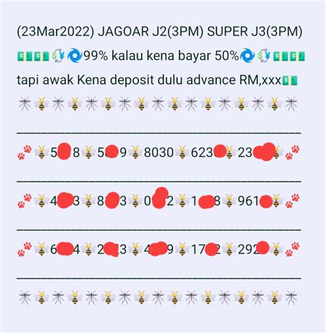 jaguar j2 4d result 3pm